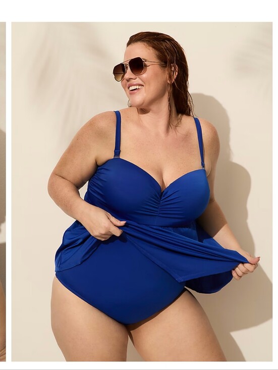 Lane Bryant Other - Lane Bryant Casique Underwire Swing Tankini Top